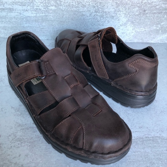 Josef Seibel Fisherman Style Shoe Brown Leather Enclosed Toe And Heel EU 47 - Picture 4 of 16